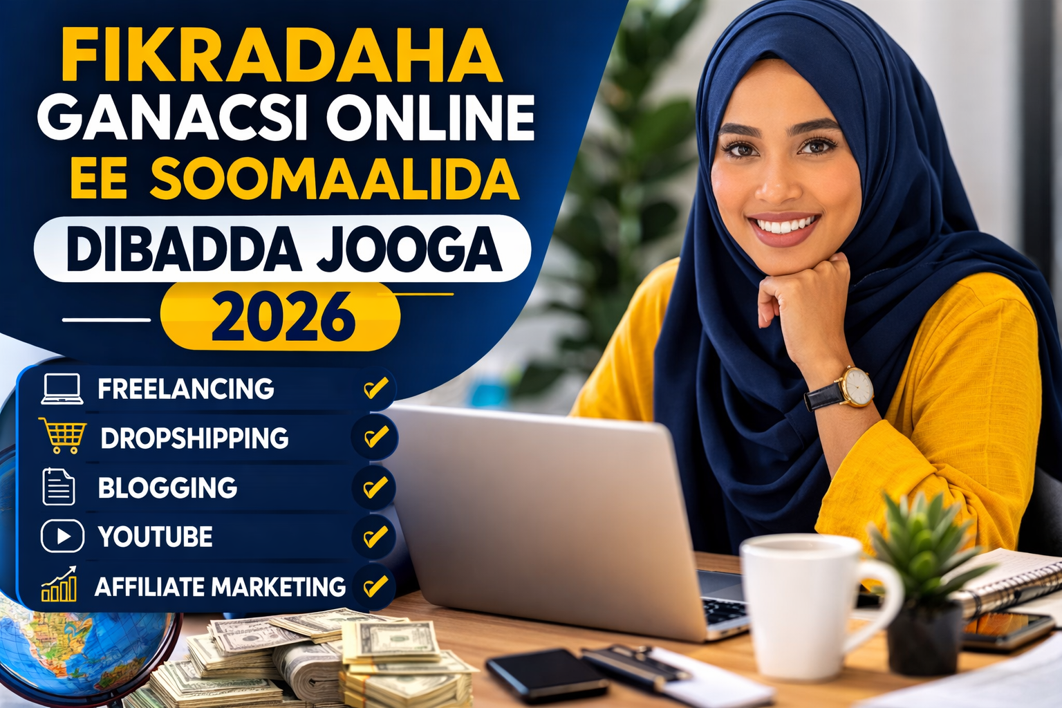 Fikradaha Ganacsi Online ee Soomaalida Dibadda Jooga 2026